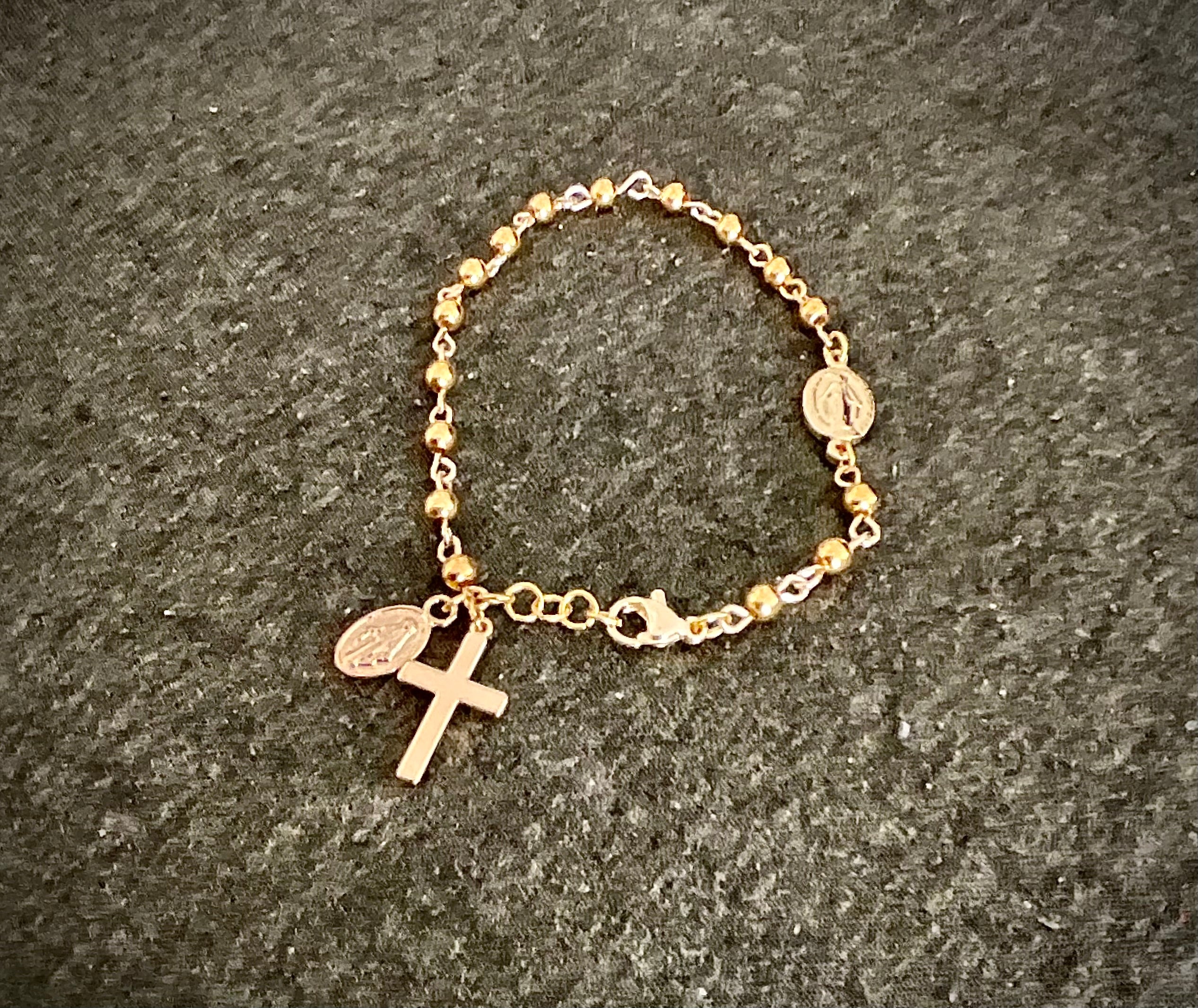 Classic Beaded Bracelet Rosary
