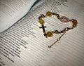 Stone Beaded Bracelet Rosary