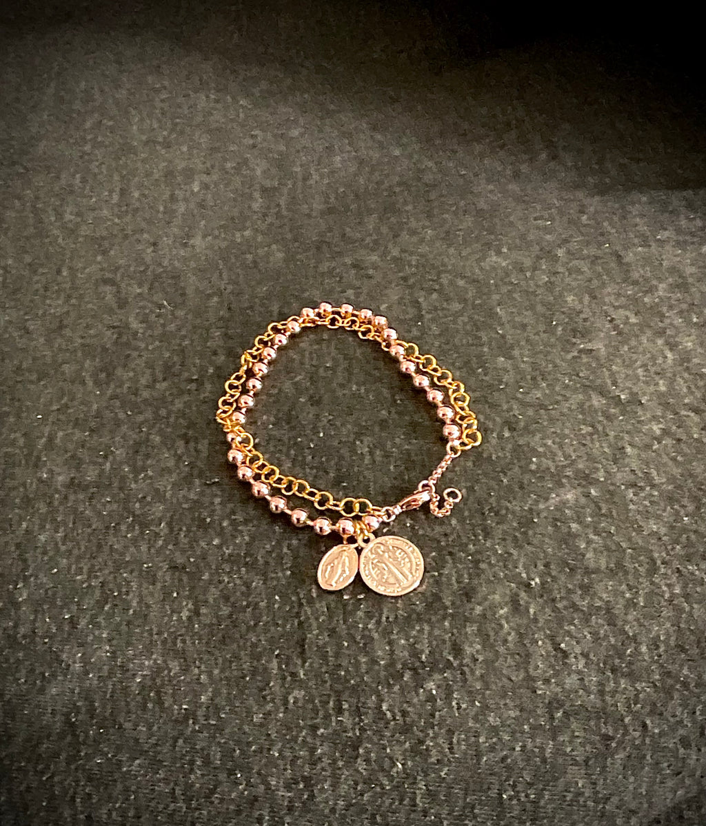 Classic Beaded Bracelet Rosary