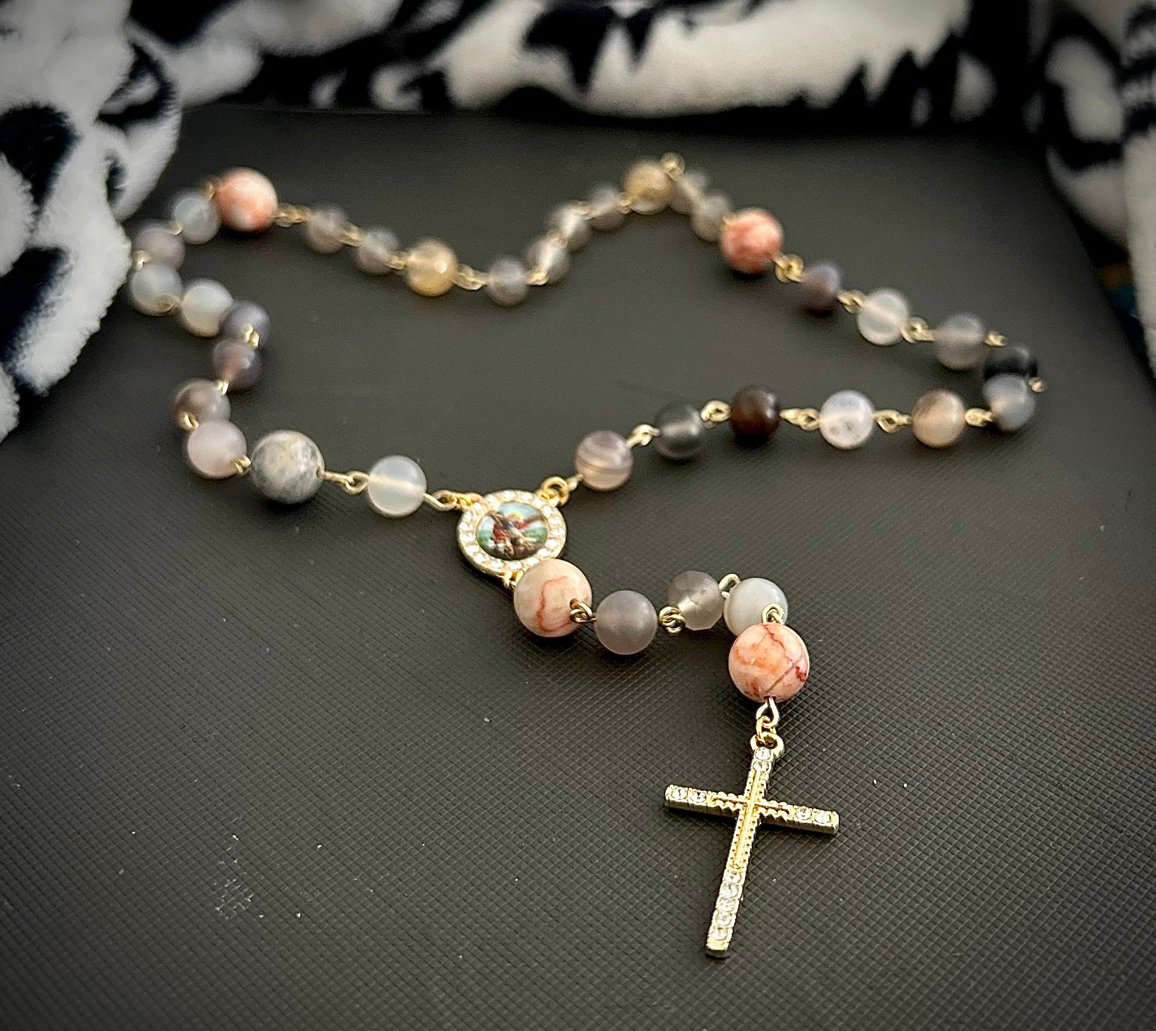 Stone Beaded Mini Personal