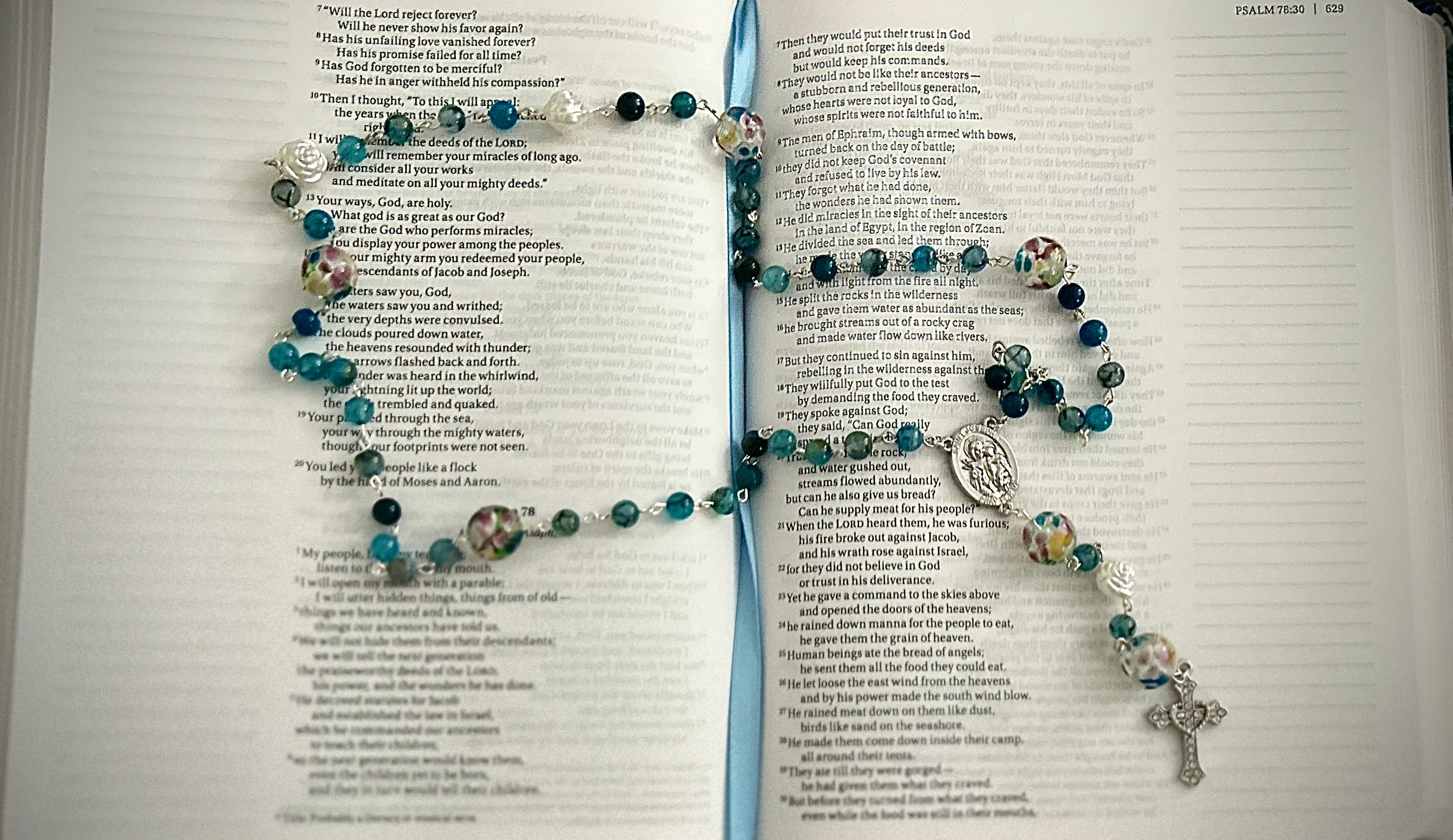 Stone Beaded Personal Rosary