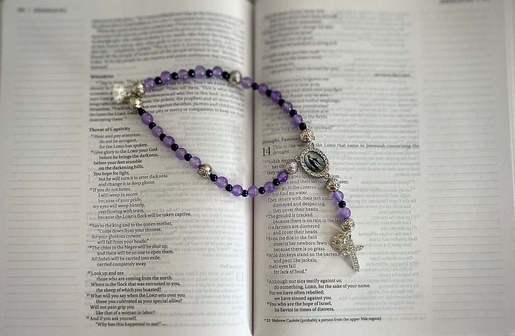Stone Mini Rosary Bracelet