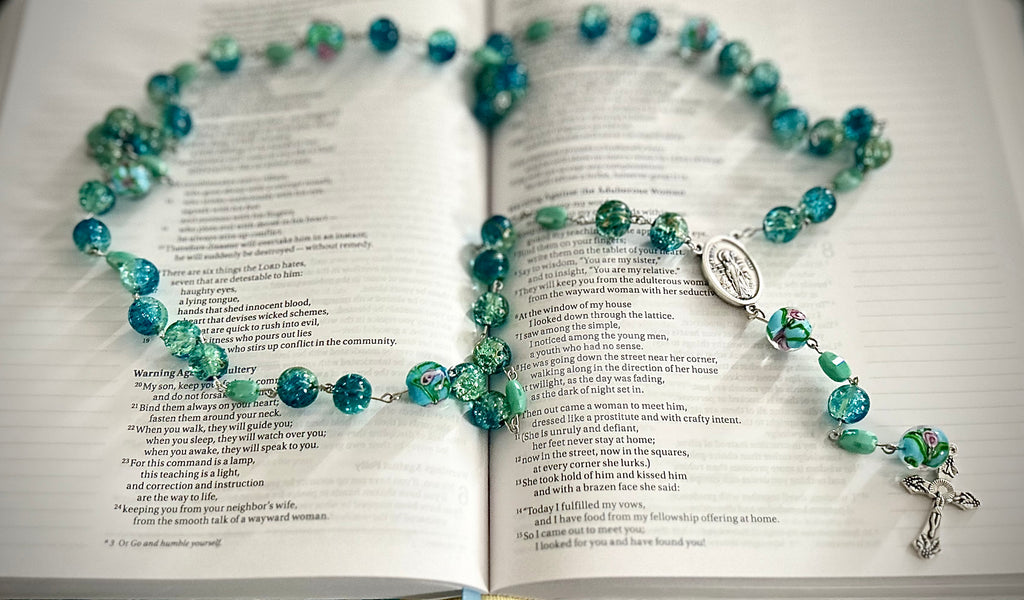 Crystal Beaded Personal Rosary