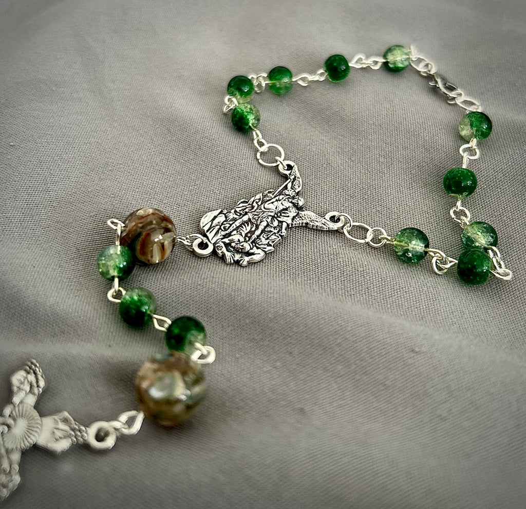 Stone Beaded Car Rosary