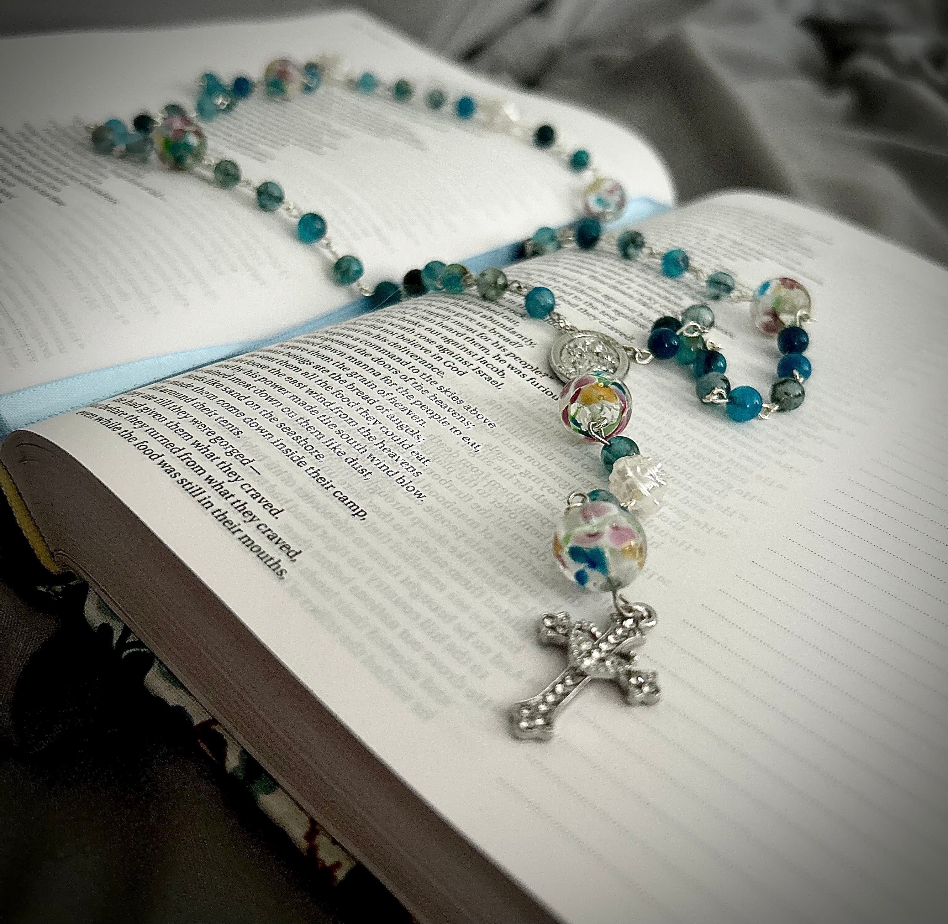 Stone Beaded Personal Rosary