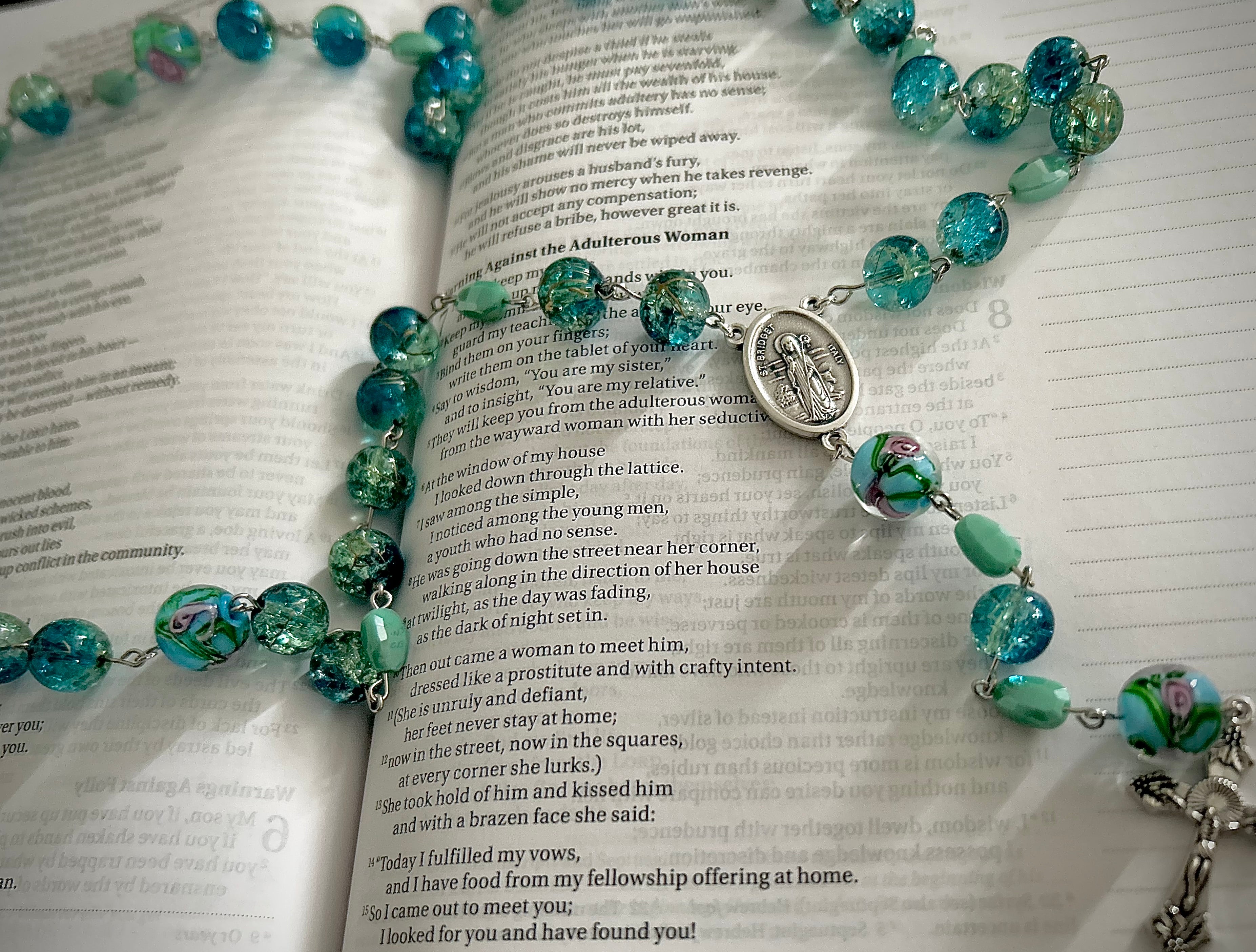 Crystal Beaded Personal Rosary