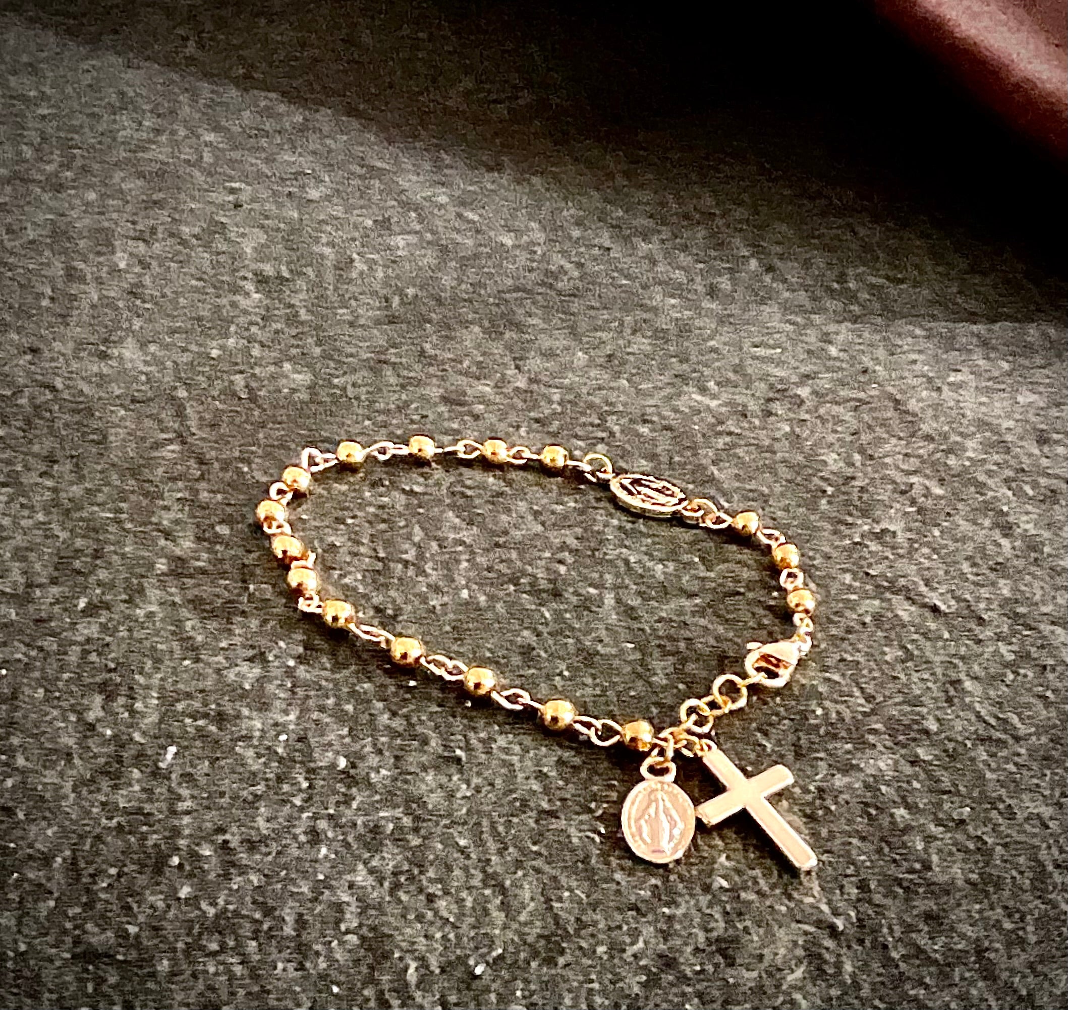 Classic Beaded Bracelet Rosary