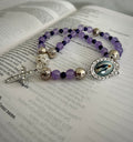 Stone Mini Rosary Bracelet
