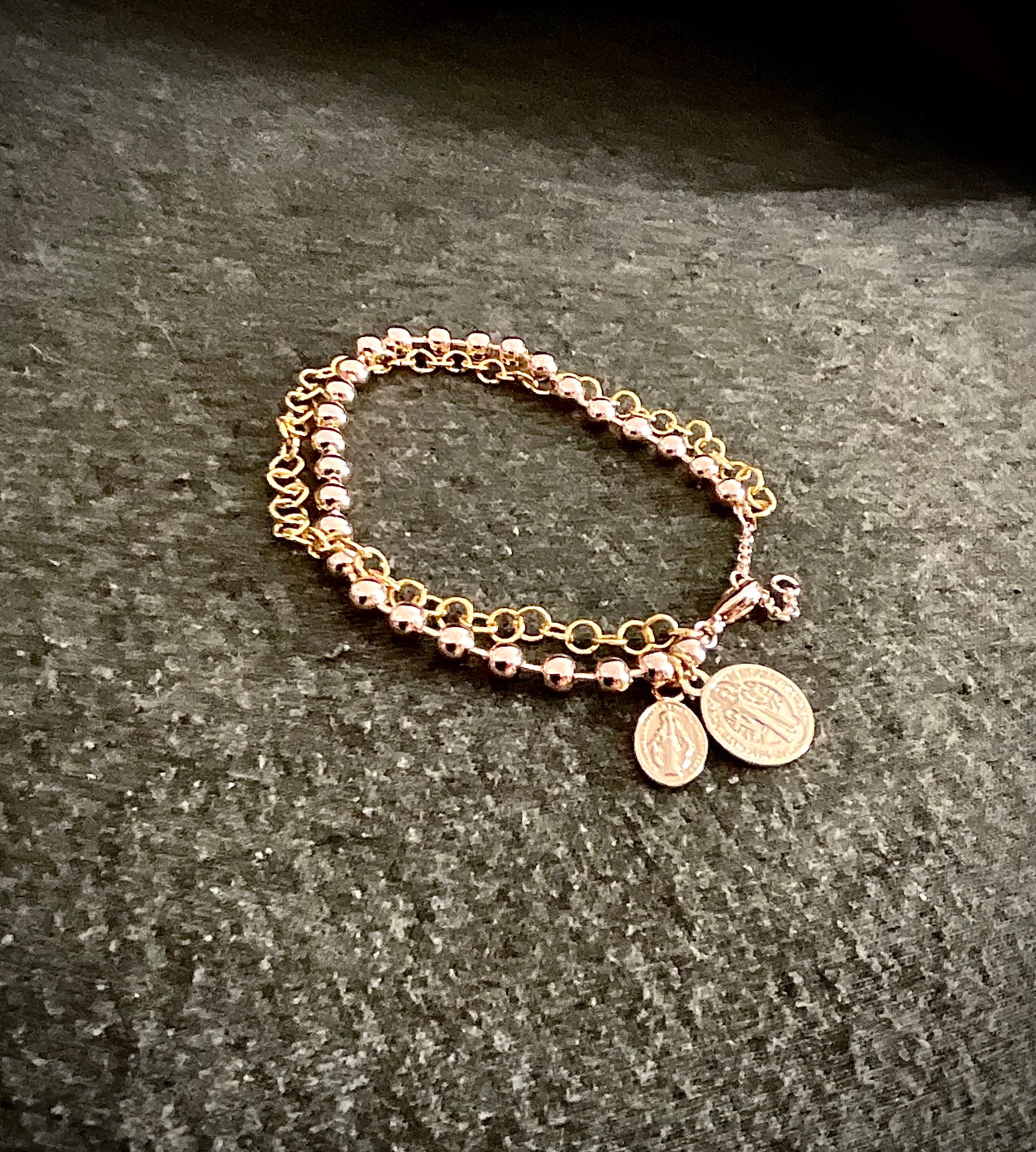 Classic Beaded Bracelet Rosary