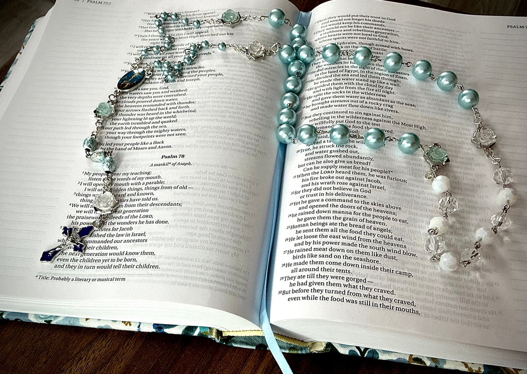 Pearl Beaded Personal Rosary