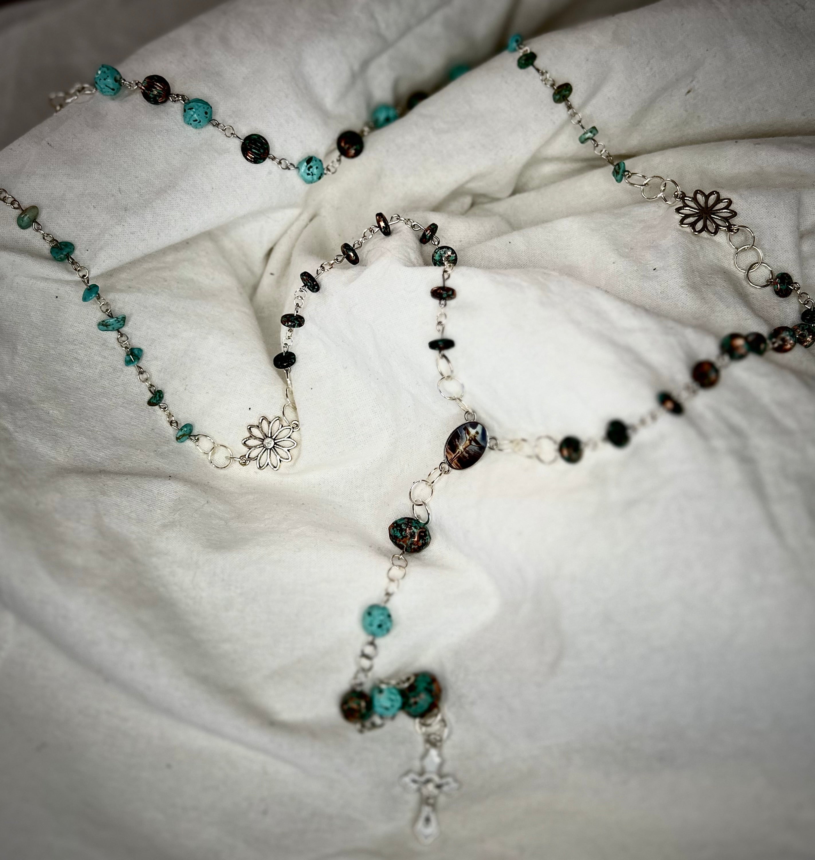 Classic Beaded Wall Rosary