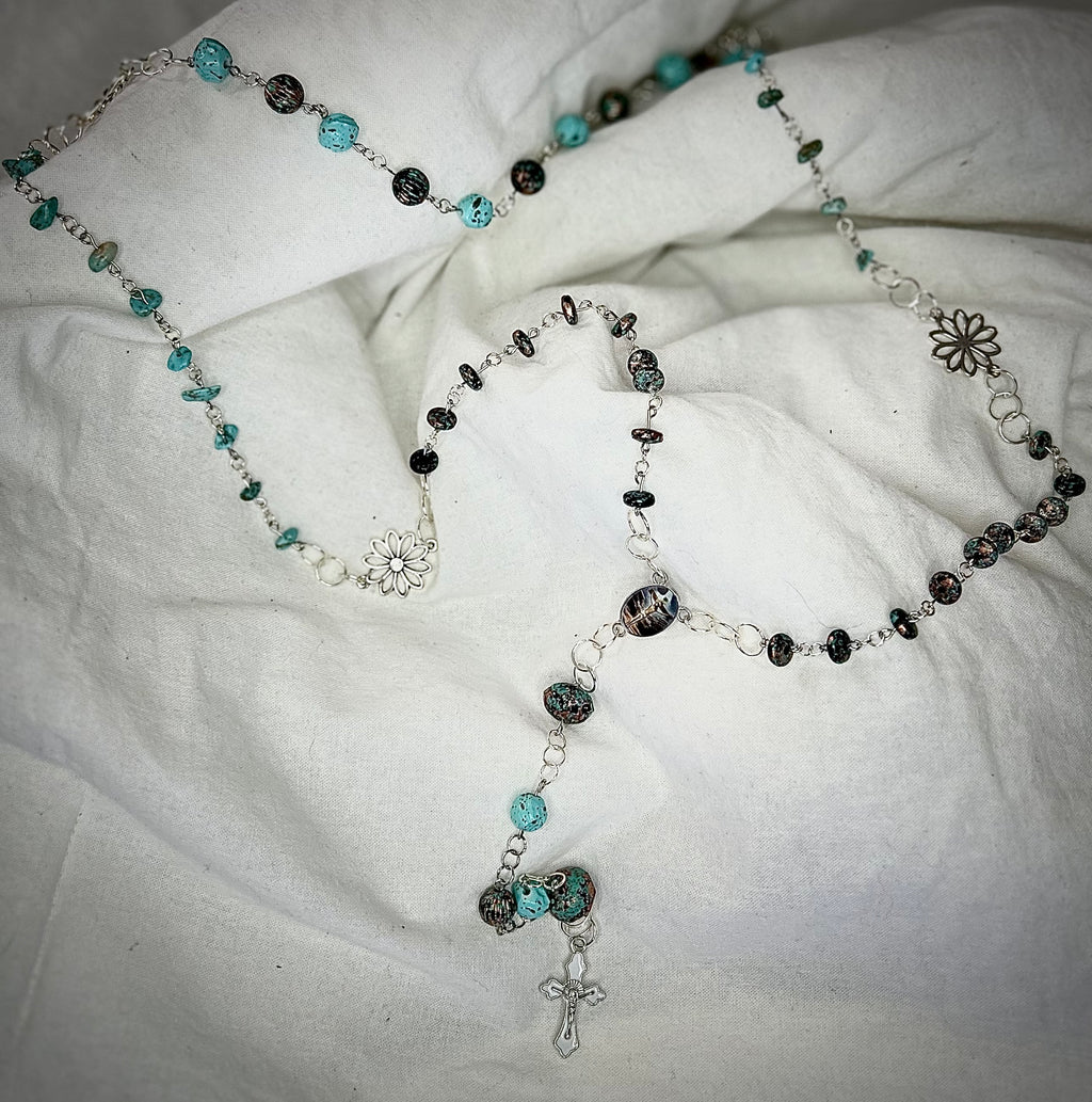 Classic Beaded Wall Rosary
