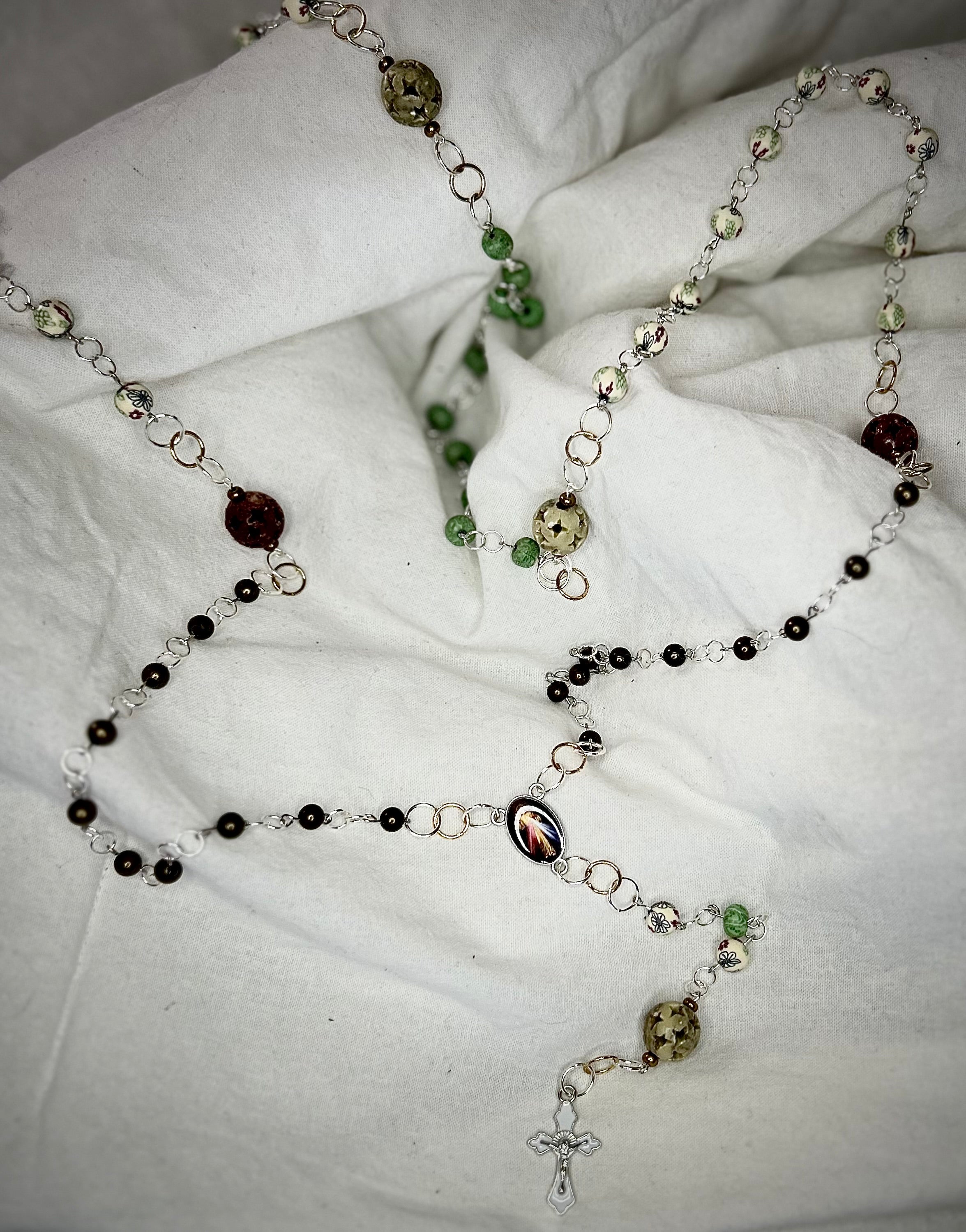 Classic Beaded Wall Rosary