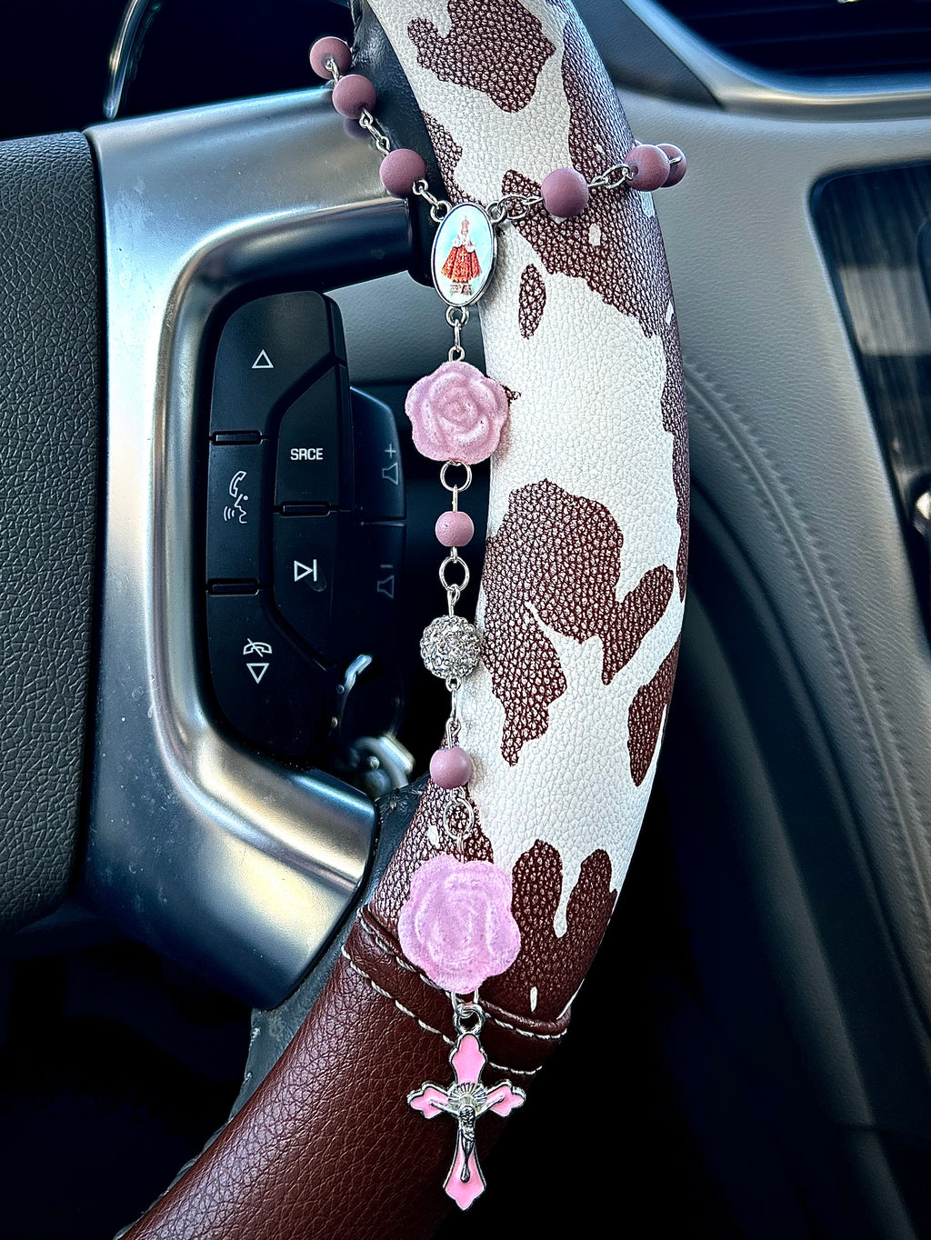 Classic Beaded Car Rosary