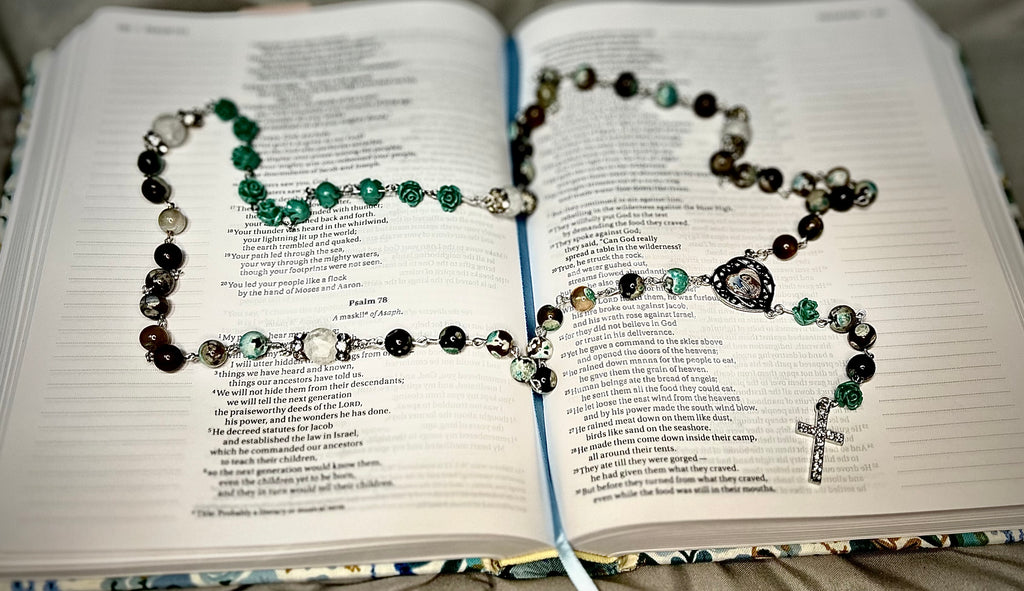 Stone Beaded Personal Rosary
