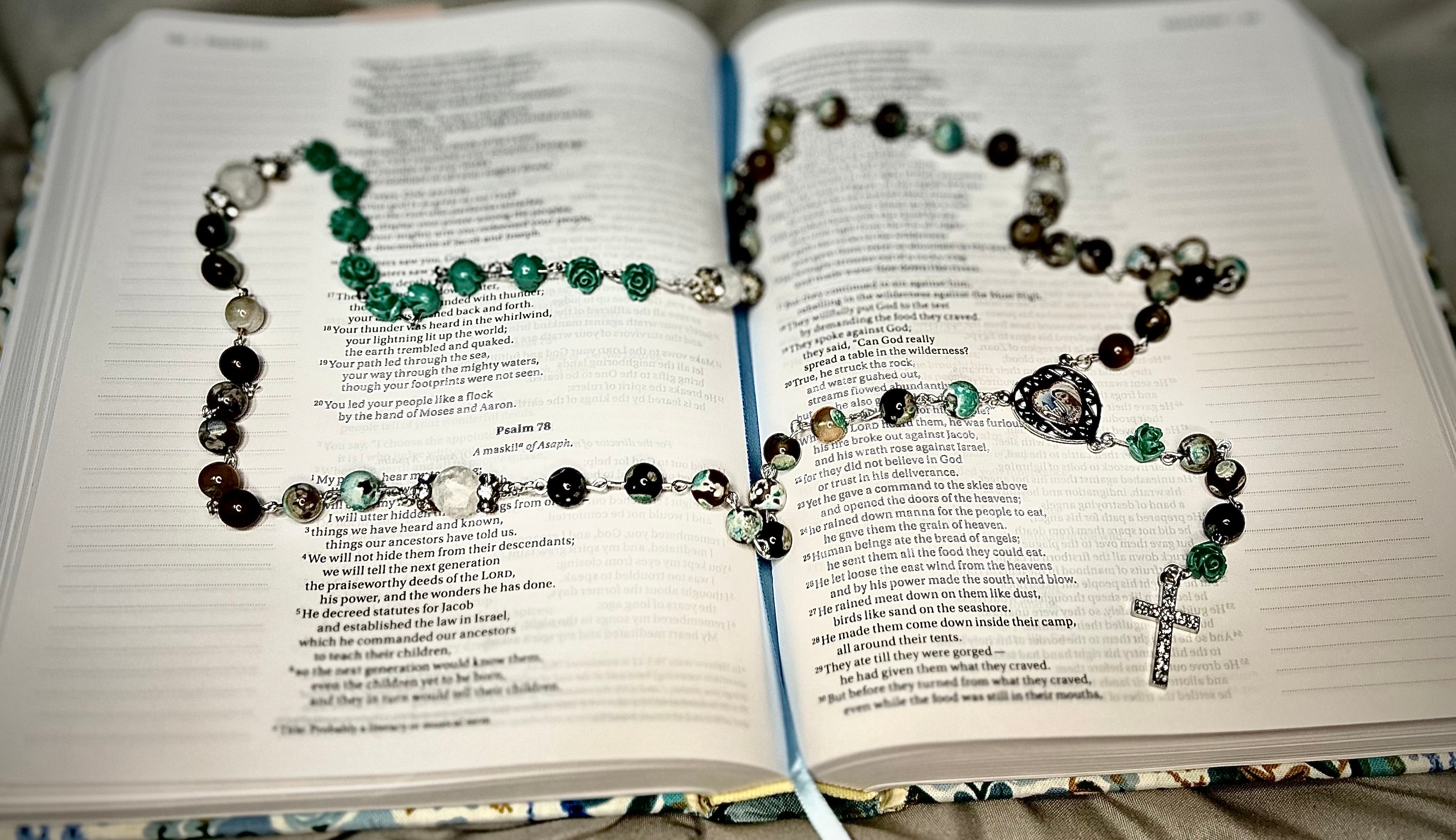 Stone Beaded Personal Rosary