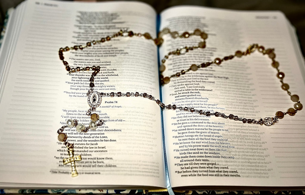 Crystal Beaded Personal Rosary